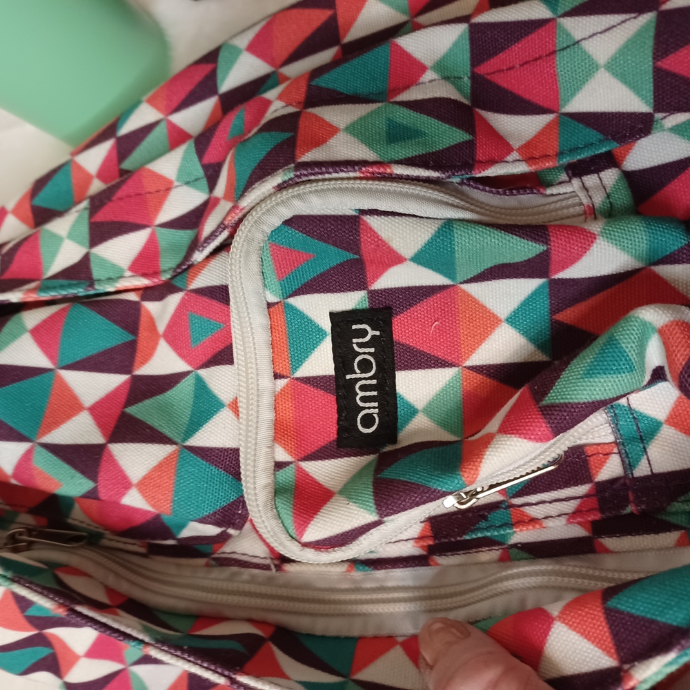 Only Multicolor Geometric Backpack - image 6